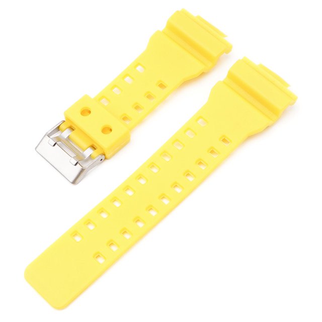 Correa Para Casio G-SHOCK GA-100/110/140/200/400/700 GD-8900 GW Hombres Deporte Impermeable Resina Silicona Reloj Banda 16mm
