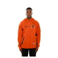 thumbnail image 4 of Men's New Era  Orange Cincinnati Bengals Combine Authentic Raglan Scuba Full-Zip Hoodie, 4 of 5