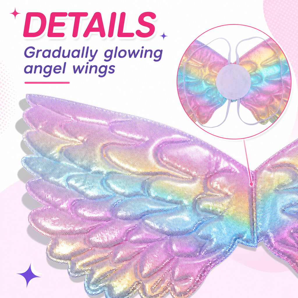 VETPW Unicorn Costume with Tutu, Wings & Headband photo 5