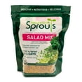 thumbnail image 1 of Nature Jims Sprouts Mezcla De Brotes De Ensalada - Mezcla De Ensalada Orgánica Para Cultivo - Semillas Microverdes Sin Ogm - Brócoli Saludable Alfalfa Rábano Trébol Semillas De Germinación Mezcla Vari, 1 of 5