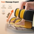 thumbnail image 6 of Upgo 4D Massage Chair Full Body, Zero Gravity Massage Chair with Heat and Foot Massage with Airbags, Kneading, Bluetooth, LCD Touch Control - Brown, 6 of 9