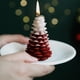 thumbnail image 5 of Xihbxyly Vela para Árbol de Navidad, Cera de Soja Aromática, Vertida a Mano, Decoración Invernal, Adorno Festivo para La Mesa, Ideal para Regalar En Navidad y Hanukkah., 5 of 5
