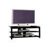 Bush Industries Video Base Collection VS74962-03 - Stand - for flat panel - tempered glass - high gloss black - screen size: 62"