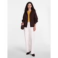thumbnail image 4 of Scenario Women's and Women's Plus Zip Front Fleece Hoodie Jacket, Sizes XS-4X, 4 of 7