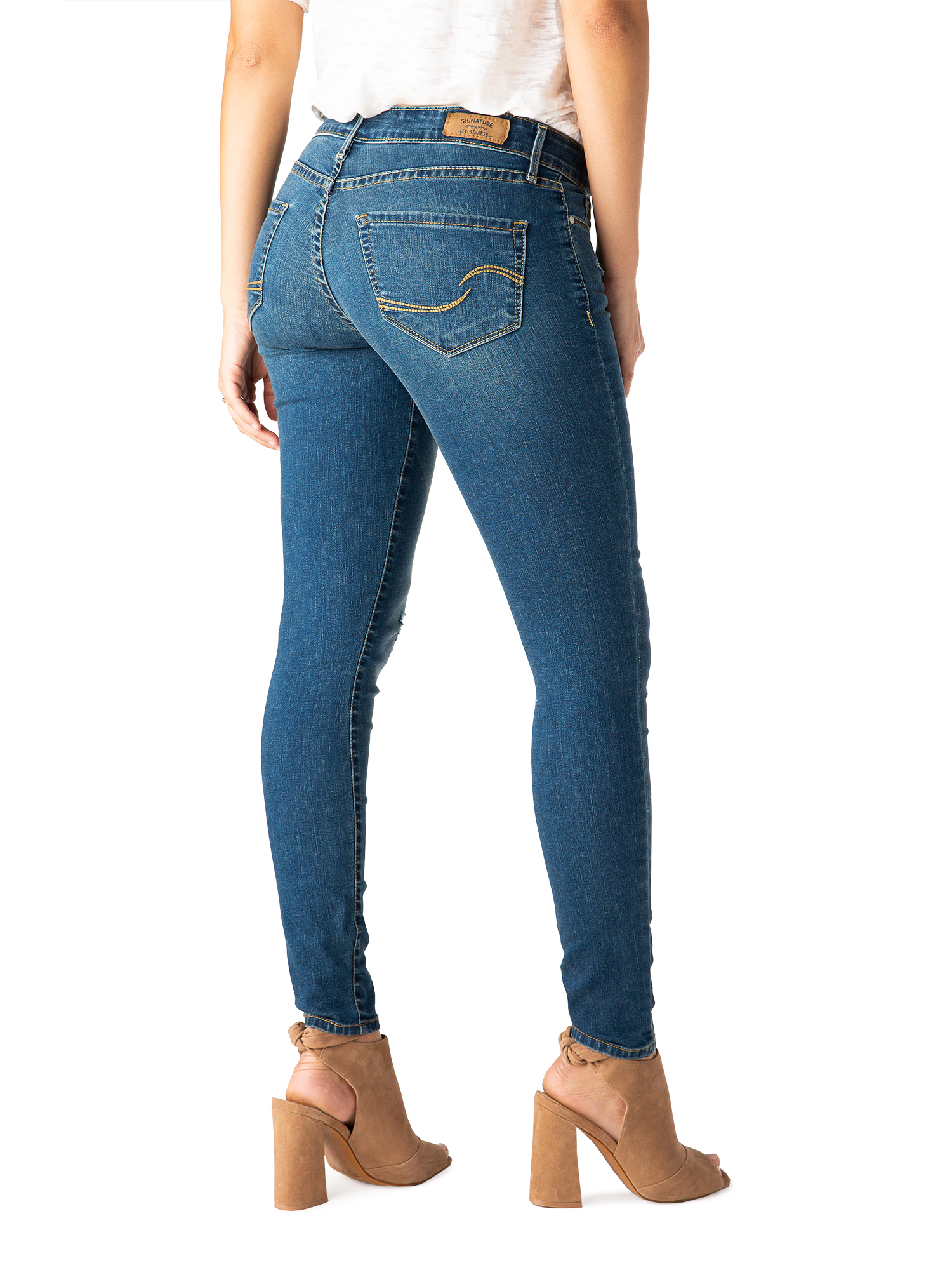 Signature by Levi Strauss & Co. Women's Low Rise Jeggings - image 4 of 12