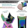 thumbnail image 3 of Nail Clippers for Thick Toenails, Safety Lock Extra Large Wide Jaw Opening Finger Nail Clipper with Catcher Heavy Duty for Men Women Adult Seniors (Rainbow with File), 3 of 4