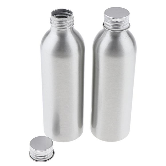 2 uds Botella Cosmética Jinwen Contenedor Recargable para Miel Líquido Nutriente 150ml Botella de Agua de Aluminio