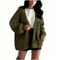 thumbnail image 2 of hotojiny Womens Oversized Cardigan Sweaters Fall Long Lantern Sleeve Open Front Knit Coat Lightweight Sweater Streetwear, 2 of 3
