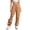 Brown, variant on ZIXKCGDSE Hiking Pants Women Zip Off Convertible Shorts Lightweight Sweatpants with Pockets Size S