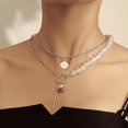 thumbnail image 2 of Colliers pour Femmes Collier de Perles pour Femmes Collier Charme Collier Ras du Cou Collier de Perles Collier de Mariage Bijoux de Bal Cadeaux Tendance pour Femmes, 2 of 7