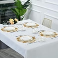 thumbnail image 5 of SKYSONIC Sloth Round Placemats for Dining Table Non-Slip Heat-Resistant Polyester Table Mats Set of 4 Washable Table Mats for Kitchen Dining Table Decoration, 5 of 5