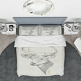 thumbnail image 3 of Designart 'Deer Wild and Beautiful II' Farmhouse Duvet Cover Set, 3 of 4