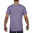 thumbnail image 2 of Gildan - Camiseta básica de manga corta Modelo Soft Style para hombre (Morado jaspeado), 2 of 4