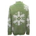 thumbnail image 4 of TIMIFIS Christmas Sweater Chandail Léger à Manches Longues Imprimé Graphique pour Femmes Col Rond Tricoté Automne Décontracté chandail de Vacances, 4 of 4