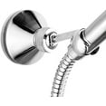 thumbnail image 1 of Soporte para cabezal de ducha ajustable, construcción de latón macizo, superficie cromada, resistente al óxido y duradero para un elegante accesorio de baño, ajuste de ángulo de 360 grados, fácil, 1 of 5