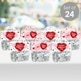 thumbnail image 2 of Big Dot of Happiness Conversation Hearts - DIY Valentine's Day Party Clear Goodie Favor Bag Labels - Candy Bags with Toppers - Set of 24, 2 of 8