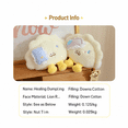 thumbnail image 4 of Cute Dumpling Plush Toy Pillow, Soft Stuffed Sleeping Dumpling Doll for Kids and Adults, Adorable Cuddle Plushie for Bedtime Comfort and Relaxation, Perfect Birthday, Christmas, or Holiday Gift, 4 of 4