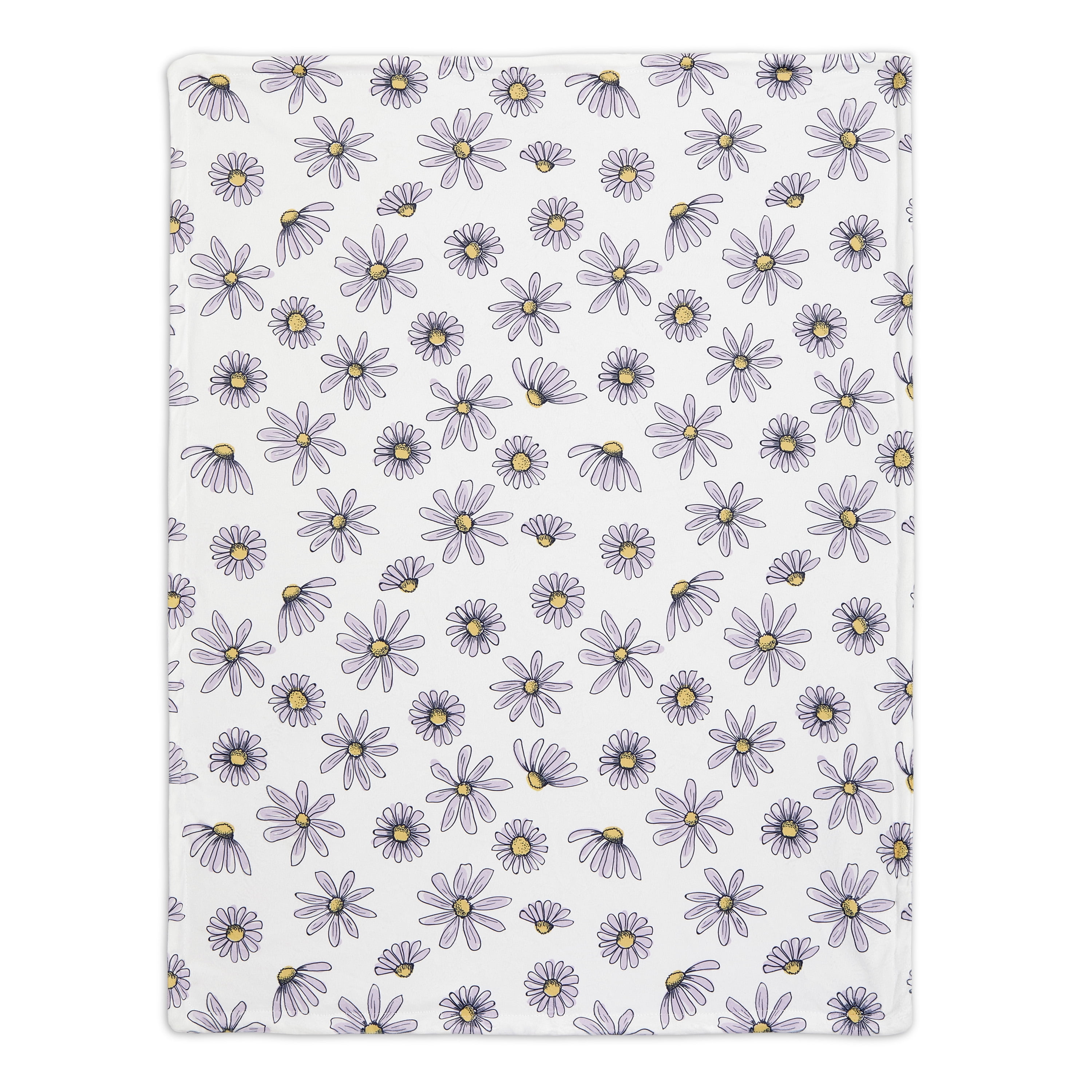 Evolur Secret Garden 3 pc Gift Set - Sherpa Sack Wrap, Muslin Wrap & Velour Blanket, Garden Print