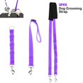 thumbnail image 2 of 3pcs Kit de Toilettage pour Animaux de Compagnie avec Anneau de Toilettage Multi-Fonctionnel Sangle d'Extension Réglable Corde de Toilettage pour Animaux de Compagnie, 2 of 8