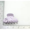 thumbnail image 6 of Faship Premium Rhinestone Crystal Lavender Cellulose Acetate Floral Art Deco Hair Claw Clips, 6 of 7