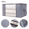thumbnail image 1 of WREESH Storage Bags with Double Zippers, Large Clear Window & Portable Handles, 1 of 9