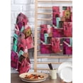 thumbnail image 2 of Abstract Red Kitchen Dish Towels for Drying Dishes Set of 4, Painting Buildings Geometric Color Block Waffle Weave Microfiber Hand Tea Bathroom Towels Quick Dry & Absorbent Towel 15.7x23.6, 2 of 7