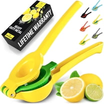Zulay Kitchen 2-in-1 Manual Lemon Squeezer Manual Juicer Citrus Press