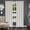 Off-White, variant on Shimmer Room Darkening Noise Reducing Thermal Blackout Curtain Set Grey / 52"x108"