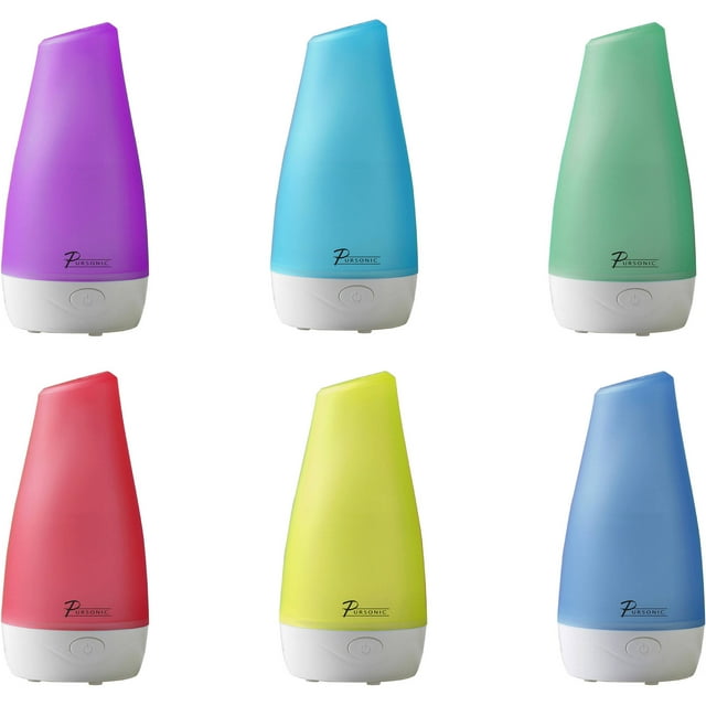 Pursonic Ultrasonic Aroma Diffuser with 2 Included Oils