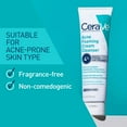 thumbnail image 6 of Cerave Acne Foaming Cream Cleanser with 4% Benzoyl Peroxide, Hyaluronic Acid, Niacinamide Cream-to-Foam Formula 5 fl oz, 6 of 8