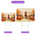 thumbnail image 5 of Happy Thanksgiving Devon Rex Give Thanks Fall Beanie Scarf Welcome Yard Sign Cat Lover Kitten Owner Gifts Outdoor Home Lawn Garden Porch Decor - 00020, 5 of 5