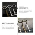 thumbnail image 4 of 10 Pcs  Ruler Keychain Pendant Caliper Key Chain Hanging Ornaments Metal Key Chain, 4 of 6