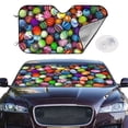 thumbnail image 2 of Daiia Easter Eggs2 Windshield Sun Shade for Car SUV Truck (Medium ), Car Sun Shade Windshield, Car Shades for Front Windows, Sunshade for Car Windshield, 2 of 7
