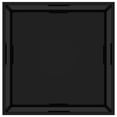 thumbnail image 2 of vidaXL Coffee Table Black 80x80x35 cm Tempered Glass, 2 of 4