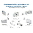 thumbnail image 2 of SKYPOINT Extra Add-On Magnetic Mini Window Sensor or Door Sensor - compatible with All SadoTech Expandable Series Long Range Wireless Doorbell Chime Alert System, White, 2 of 2