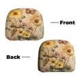 thumbnail image 3 of Headrest Covers for Cars Accessories Interior for Women Men 2Pcs - Vintage Floral Butterfly Collage Head Rest Cover for Car Decorations, Car Headrest Cover for Car Decor Interior, 3 of 8