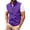 Dark Purple, variant on Men's Lightweight Vest Sleeveless Outdoor Work Jacket for Travel Hiking Running Multi-Pocket Utility Vest Yellow Size: S