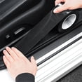 thumbnail image 3 of 1 pcs Car Sticker Carbon Fiber Rubber Door Entry Guards Scratch Cover Protector Paint Threshold Guard,Car Bumper Door Guard/Rear Bumper Guard Scratch Scratch Protection Strip, 3 of 9