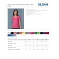 thumbnail image 2 of Gildan 5V00L Heavy Cotton Ladies V-Neck T-Shirt -Red-Small, 2 of 2
