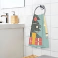 thumbnail image 5 of Black Cat Christmas Tree Hand Towel Cotton Bath Towel Large Face Towels Absorbent for Bathroom Home Hotel, 5 of 7