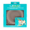 thumbnail image 1 of Messy Mutts 628043607279 Bol pour Chien Léchage Thérapétique, Gris, 1 of 1