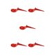 thumbnail image 3 of Eigraketly tee de golf de plástico forma de silla profesional portátil titular de la bola de aprendizaje actividad exterior tees de golf accesorios rojo Rojo 5piezas Eigraketly CBP224537, 3 of 5