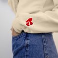 thumbnail image 5 of New Sweatshirts for Women Loose Fit Plus Size Pullover Printed Loose Casual Long Sleeved Top Regular Sleeve Hooded Sweatshirt, 5 of 7
