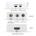 thumbnail image 4 of Convertidor de señal HDMI a AV/RCA 1080p Blanco, 4 of 4