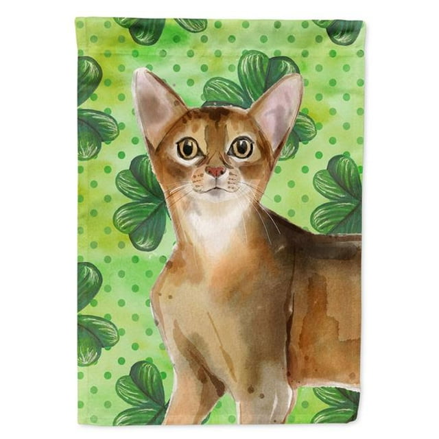Carolines Treasures CK3057CHF Abyssinian Shamrock Flag Canvas House Size