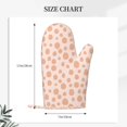 thumbnail image 4 of ZNDUO Kitchen Oven Gloves, Durable Heat Resistant Oven Gloves with Quilted Liner Non-Slip Textured Grip Perfect for BBQ, Baking, Cooking and Grilling, Modern Animal Spots Yellow, 4 of 8