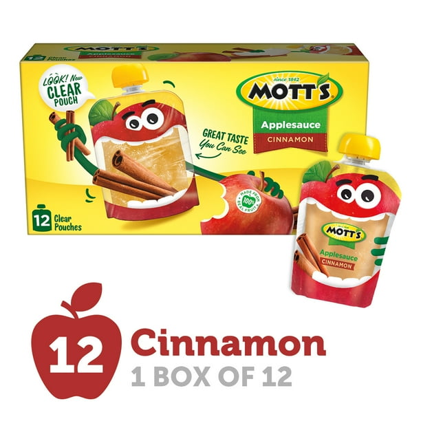 Mott's Cinnamon Applesauce, 12 count