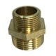 thumbnail image 1 of Del Adaptador Pezón Rosca Hexagonal De Latón Conexiones Tubería Agua A 1 Modelo_2 DYNWAVEMX Adaptador de rosca de latón, 1 of 8