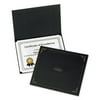 Oxford, OXF29900055BGD, Linen-finish Certificate Holders, 5 / Pack, Black