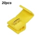 thumbnail image 3 of Seitruly Conector de cable de 10/20 piezas, Terminal de bloqueo escocés de latón y plástico, cable eléctrico Electrónica miscelánea Amarillo 20 piezas, 3 of 6
